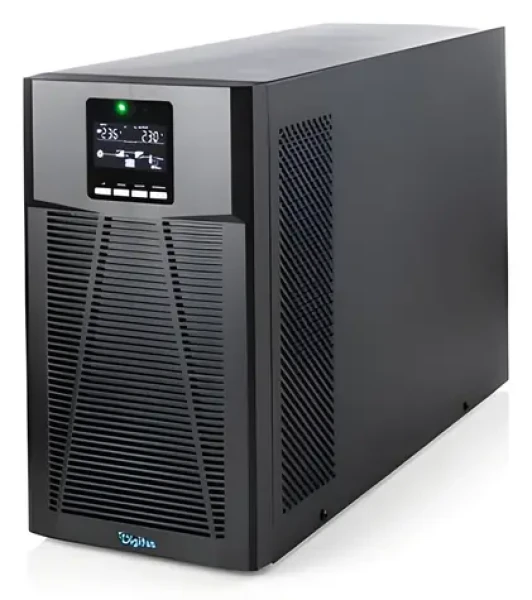 DIGITUS UPS 2000VA/2000W Tower Online / Záložní zdroj UPS / Dvojitá konverze / Čistý sinus / 8x IEC C13 / LCD (DN-170131)