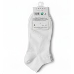Fuski boma Ponožky 36110 3 páry bílé s kytičkami