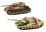 Mamido Hliníkový tank s frikčním pohonem různé barvy