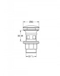 GROHE - Příslušenství Umyvadlová výpusť, matná černá 1024642430
