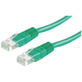 Roline 21.15.0563 RJ45 síťové kabely, propojovací kabely CAT 5e U/UTP 5.00 m zelená 1 ks - Roline 21.15.0563 UTP patch, kat. 5e, 5m, zelený