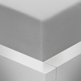 Stanex Jersey napínací prostěradlo s lycrou - světle šedé ROZMĚR: (š/d/v) 160 x 200 x 20 cm, Barva: SVĚTLE ŠEDÉ
