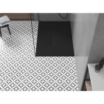 MEXEN/S - Toro obdélníková sprchová vanička SMC 100 x 90, černá, mřížka černá 43709010-B