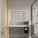 Erga Isabella, LED zrcadlo 120x80cm, 3105 lm, 6500K, přední/zadní osvětlení, ERG-V01-129-1280-00
