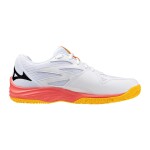 Mizuno Lightning Star Z7 Jr White/Fiery Coral 2/Citrus - Volejbalová obuv Mizuno LIGHTNING STAR Z7 Jr V1GD230398 Velikost obuvi v EU: 32,5