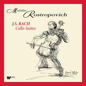 Cello Suits - Rostropovich - 4 LP - Johann Sebastian Bach