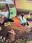 ViSSEVASSE Puzzle Van life 1000 dílků, hnědá barva, papír