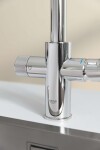 GROHE - Blue Pure Dřezová baterie BauCurve s filtrační funkcí, chrom 30580000