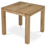 Stůl jídelní 80x80x75 cm, masiv dub, povrchová úprava olejem