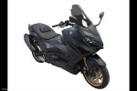 Yamaha Tmax 560 22-25 Skútr plexi Powerbronze 390 mm - světle zelená
