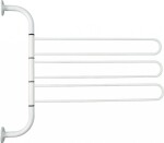 AQUALINE - WHITE LINE otočný trojsušák, bílá 8002