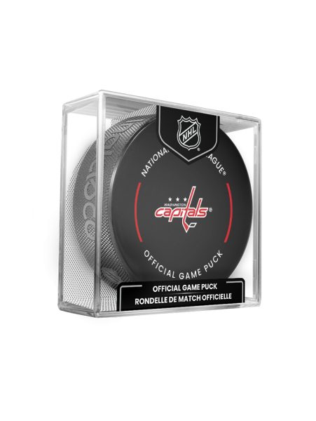 Inglasco / Sherwood Puk Washington Capitals NHL Official Game Puck 2022-2023