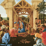 Nástěnný kalendář poznámkový 2027 Notique Sandro Botticelli, 30 x 30 cm