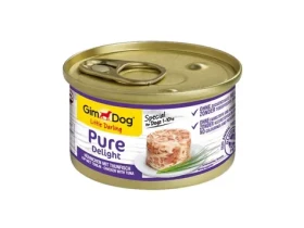 GIMBORN GimDog PURE DELIGHT kuře s tuňákem 85g / Konzerva pro psy (4002064513164)