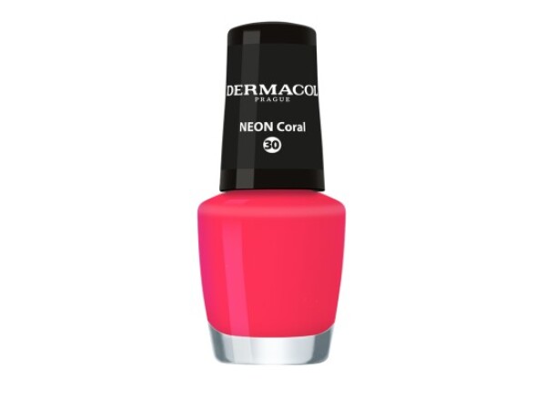 Dermacol Lak na nehty Neon Coral č.30 5ml