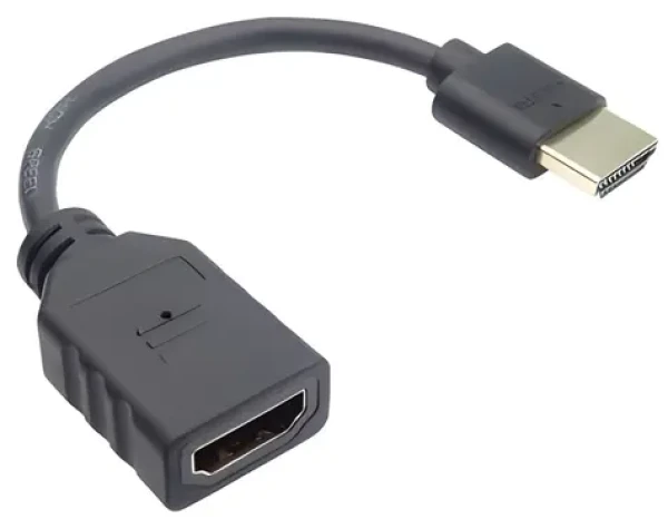 PremiumCord Flexi / Adaptér HDMI / Male - Female / ohebné zapojení (kphdma-25)