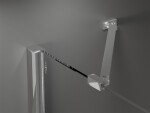 MEXEN/S - Velar Duo posuvné sprchové dveře 170, transparent, chrom 871-170-000-02-01