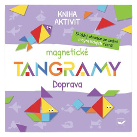 Kniha aktivit magnetické TANGRAMY Doprava