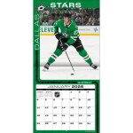 JF Turner Kalendář Dallas Stars NHL 2026 Wall Calendar