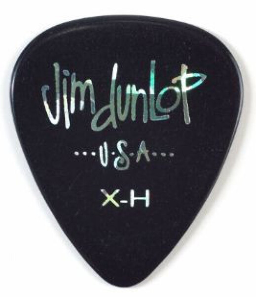 Dunlop 483P03XH Genuine Celluloid Extra Heavy Black