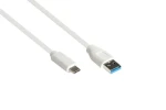 Good Connections USB-A - USB-C bílá / USB kabel / USB 3.2 Gen 2 / 1 m / 10 Gbit/s (2831-AC010W)