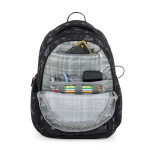 Studentský batohový 3-dílný set Bagmaster NOMAD 25 B ČERNO-ŠEDÝ (batoh,pouzdro)