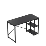 Mark Adler Leader 2.0 černá / Pracovní stůl / s policemi / výška 75 cm / deska 120 x 48 cm (MA-LEADER 2.0 BLACK)