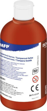 Temperové barvy 500ml hnědá