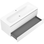 MEXEN/S - Orio koupelnová skříňka 120 cm s umyvadlem Vela, 2 zásuvky, bílá mat 91A10-12047-2-BFF01-W23M01