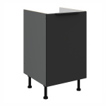 Spodní skříňka pod dřez Aria ANT 50 ZL 1F BB Barva korpusu: Antracit, Barva dvířek: SA - Aquamarine AFM