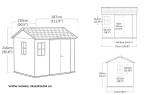 KETER APEX domek 9x7,5 ASHWOOD