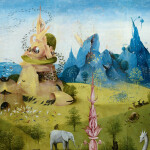 Nástěnný poznámkový kalendář 2026 NOTIQUE - Hieronymus Bosch, 30 x 30 cm