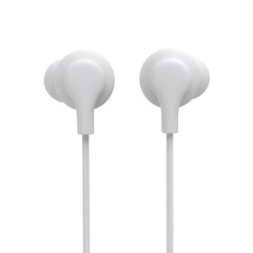 Hama Curly špuntová sluchátka (In Ear) kabelová bílá regulace hlasitosti telefon