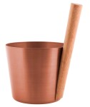 Hliníkové vědro Rento s rukojetí, barva měděná