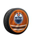 Inglasco / Sherwood Puk Edmonton Oilers Reverse Retro Jersey Souvenir Collector Hockey Puck