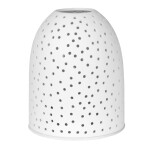 Räder Porcelánový svícen Starry Sky, bílá barva, porcelán