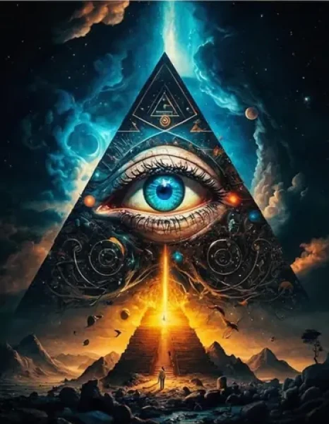 Norimpex Diamantová mozaika - Jasnozřivé oko v pyramidě