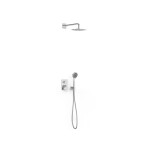 Tres BASE PLUS chrom sprchový set podomítkový s hlavovou a ruční sprchou 21628004 TG 21628004