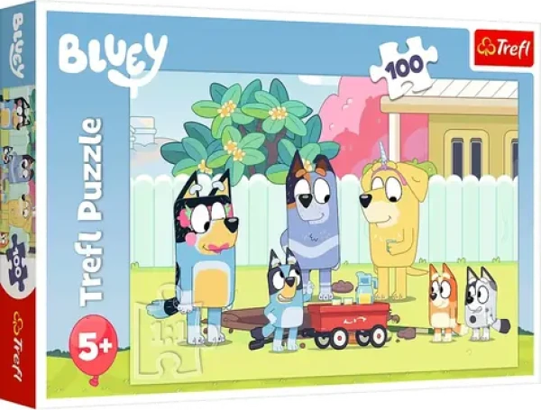 TREFL Puzzle Šťastný svět Bluey