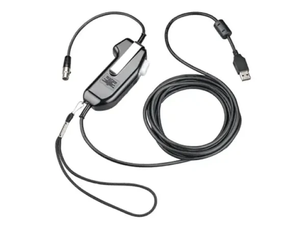 Poly 8K718AA Adaptér náhlavní soupravy PTT (push-to-talk) / USB / stereo / nesériový / kompatibilní s TAA (8K718AA#AC3)