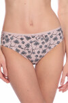 Dámské kalhotky BIKINI L-1549BI XXL černo-prachově růžová XXL