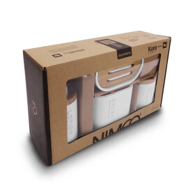 Nimco Kora bílá mat dávkovač mýdlenka dózy na kart. a tampóny KO 24000SET-05 KO 24000SET-05
