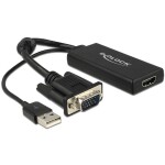 Renkforce RF-5234038 USB-C® / HDMI kabelový adaptér [1x USB-C® zástrčka - 1x HDMI zásuvka] černá stínění pletivem 0.15 m