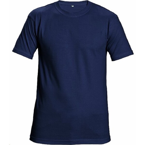 Triko TEESTA unisex navy s krátkým rukávem 100% bavlna S navy