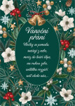 Vánoční tapeta na zeleném - Albi