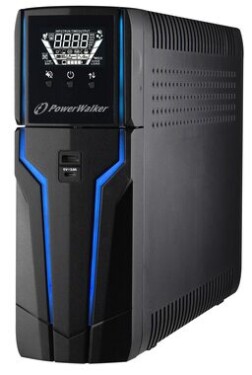 PowerWalker VI 1000 GXB / záložní zdroj UPS / 1000 VA / 600 W / 4x CEE 7 3 (Type F) / USB (10121173)