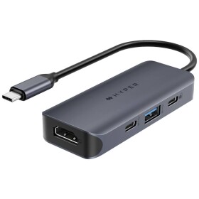 Hyper EcoSmart Gen.2 USB-C Hub 4v1 černá / USB-C / USB-A / HDMI 4K 60 Hz (HY-HD4001GL)