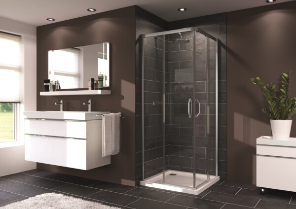 HUPPE - Sprchový kout čtverec 90x90 cm Hüppe Next Easy Entry 145002.069.322 SIKONEXTEE90Q