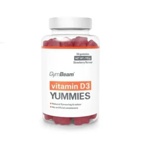 Vitamín D3 Yummies - GymBeam (jahoda, 50 kaps.) (90898-1-120g)