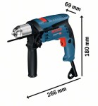 BOSCH GSB 13 RE / Příklepová vrtačka / 600W / 2800 ot-min / 44800 příklepů-min / 13 mm / 10.8 Nm (0.601.217.100)